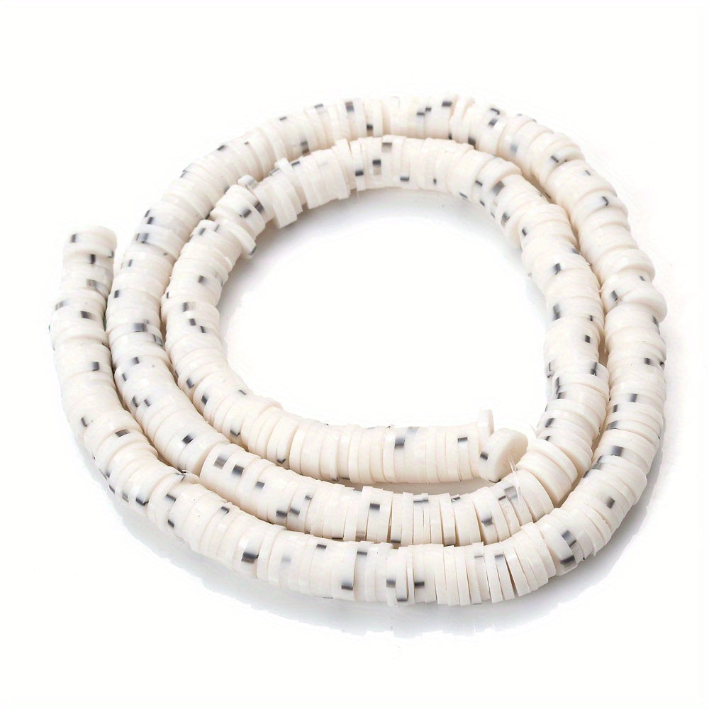 Mixed Color Polymer Clay Flat Beads