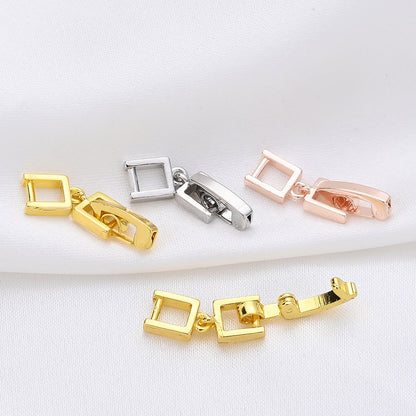 Square Double Clasp Connectors