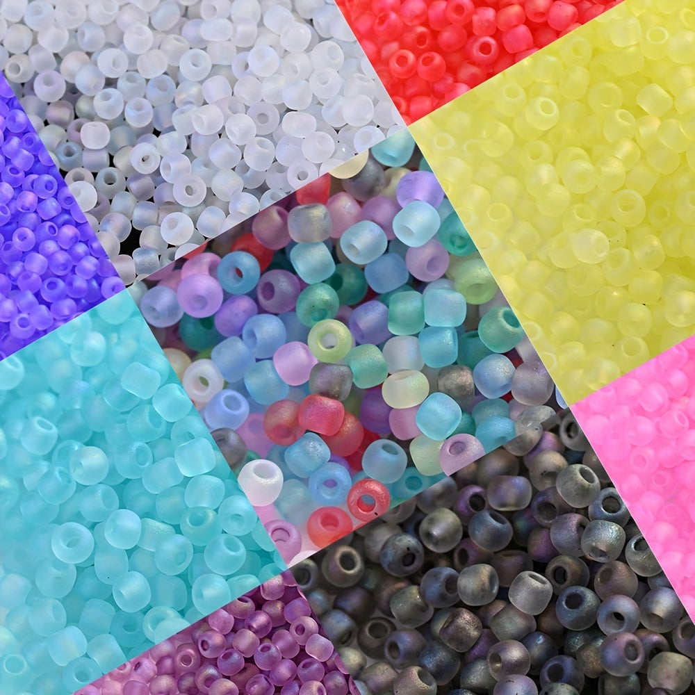 Colorful Frosted Seed Beads