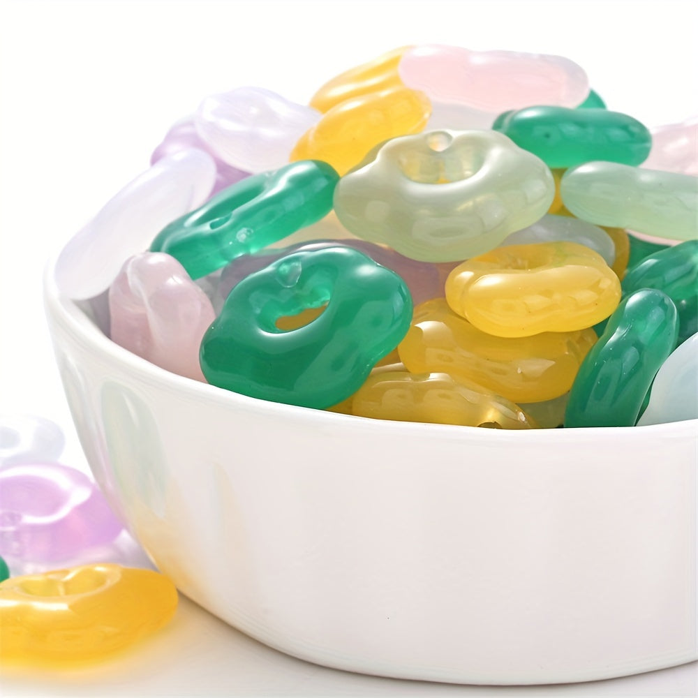Irregular Glowing Acrylic Beads