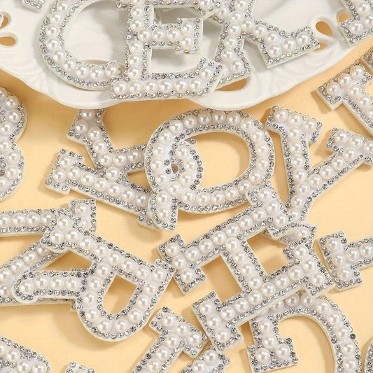 Alphabet Flatback Decorative Bead