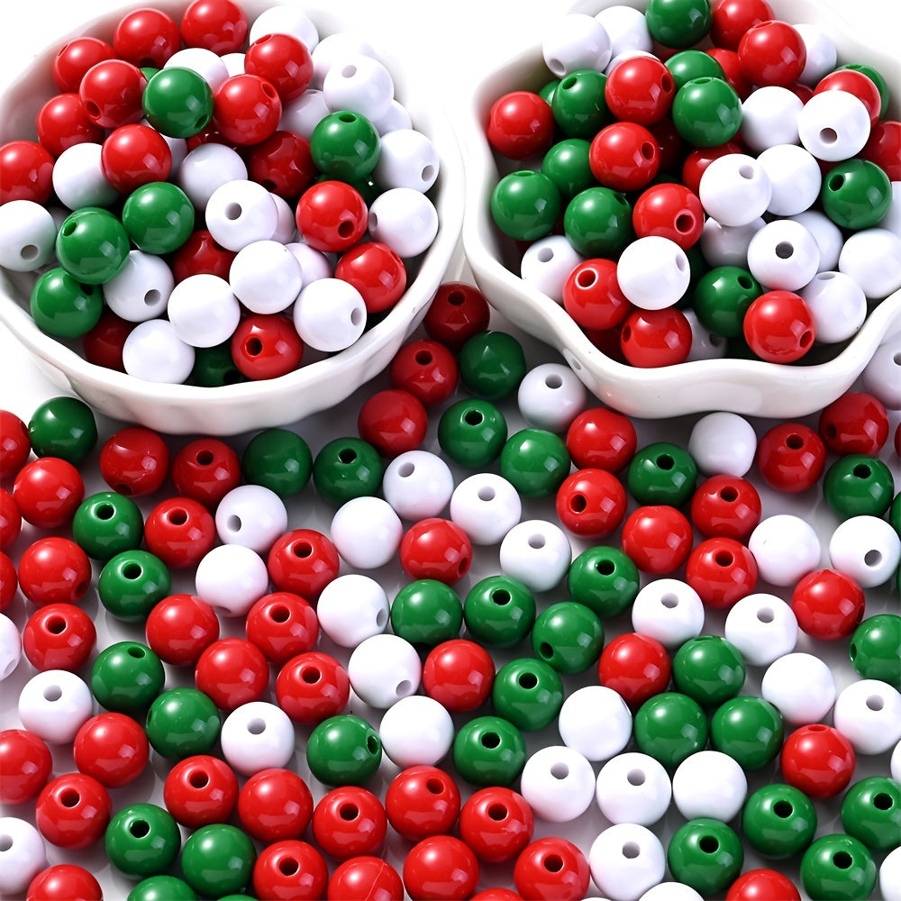 300-2000pcs Acrylic Loose Spacer Beads