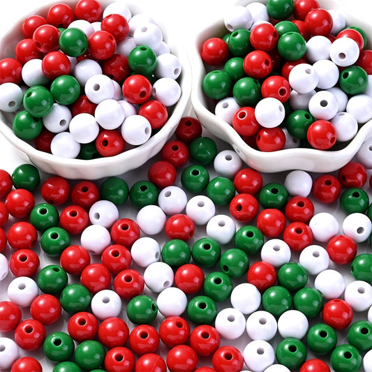 300-2000pcs Acrylic Loose Spacer Beads