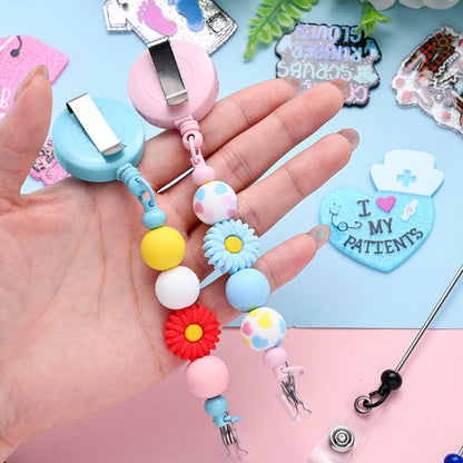 Beadable Badge Reel DIY Kit