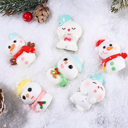 Christmas Snowman Mini Decorative Statues