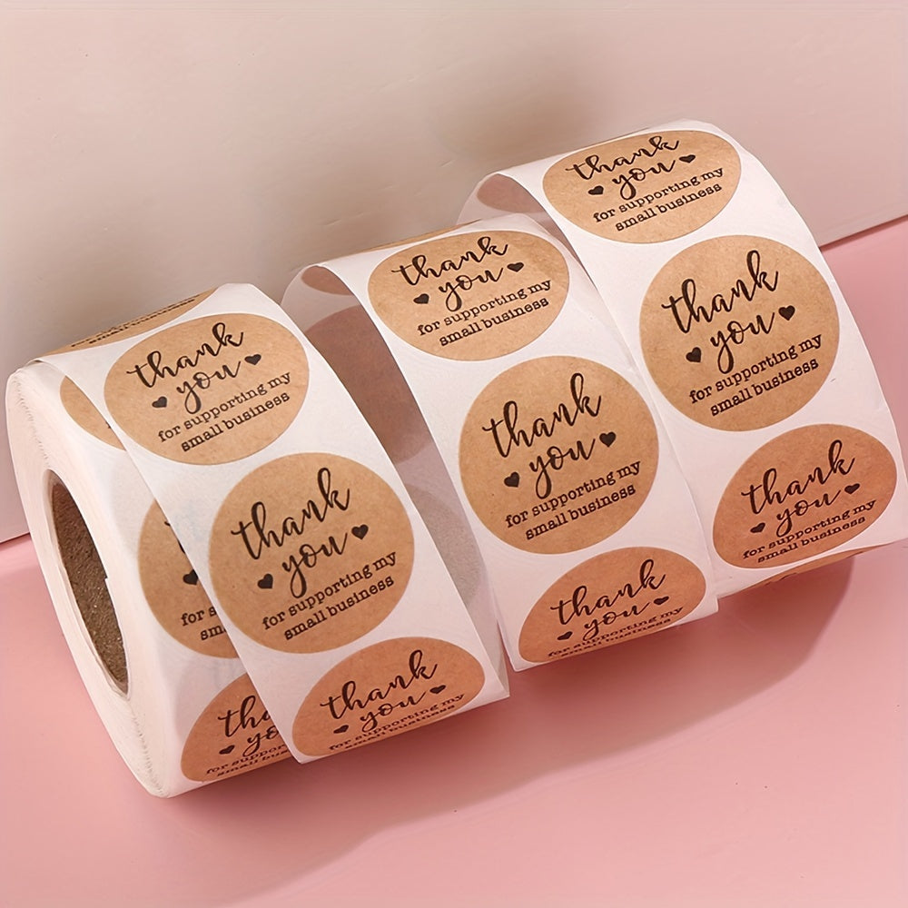 Floral Thank You Stickers