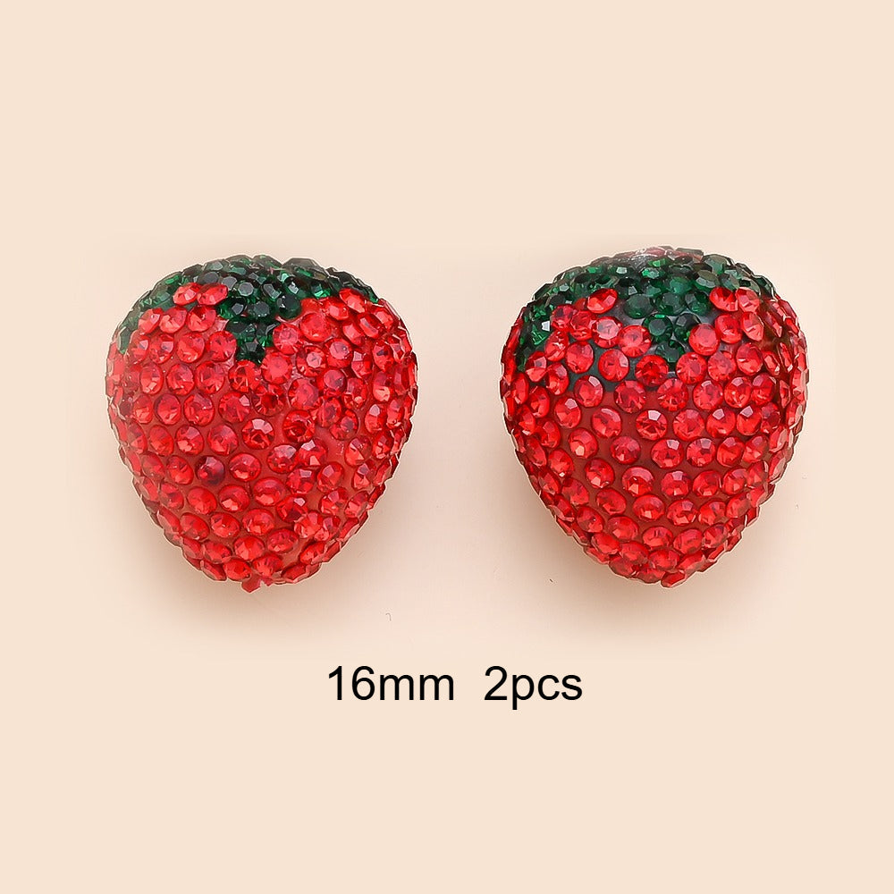 Strawberry Soft Clay Beads