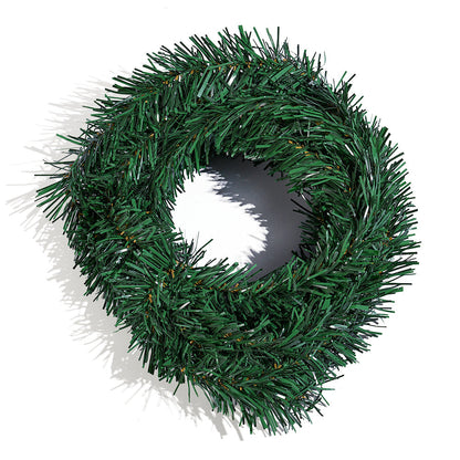 Green Artificial Christmas Grass Rattan