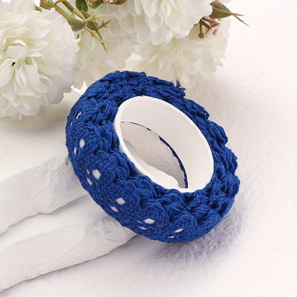 1 Roll 1.8cm Embroidered Lace Trim Ribbon