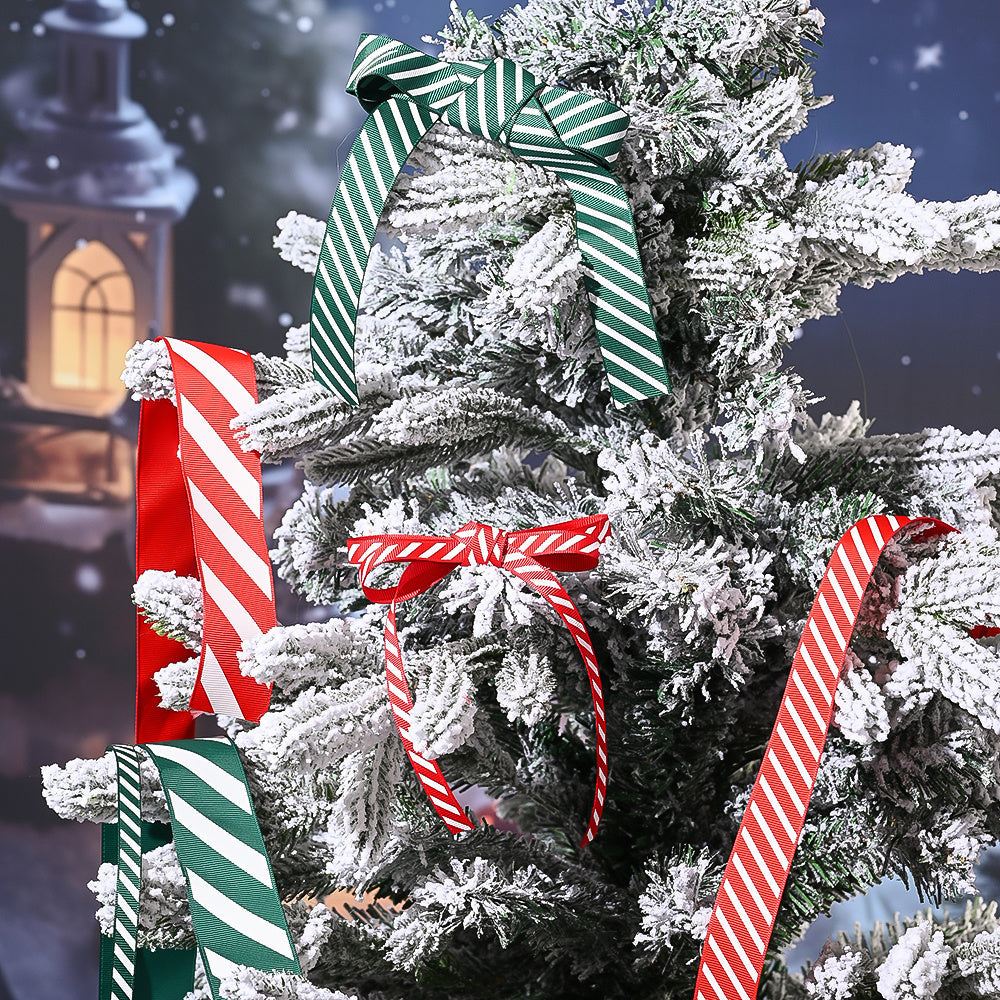 Christmas Striped Ribbon