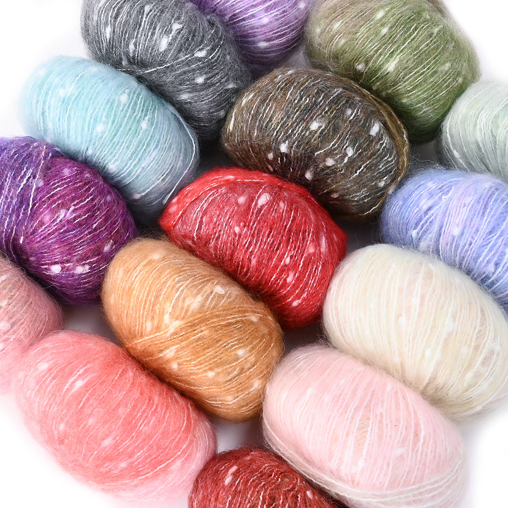 140g Winter Cozy Mohair-Style Yarn Set