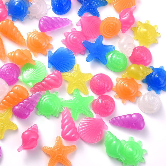 100G Luminous Acrylic Ocean Pendant & Bead Set