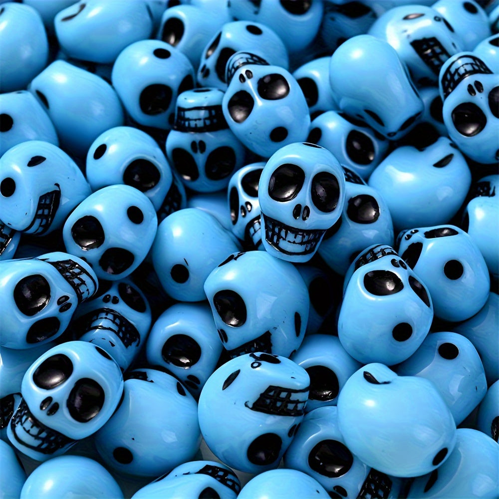 Halloween Skull Acrylic Beads