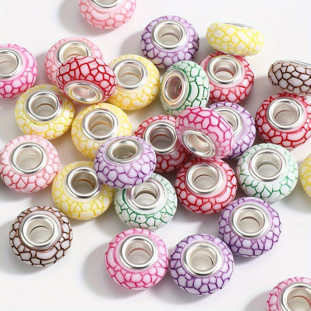 Acrylic Large Hole Beads
