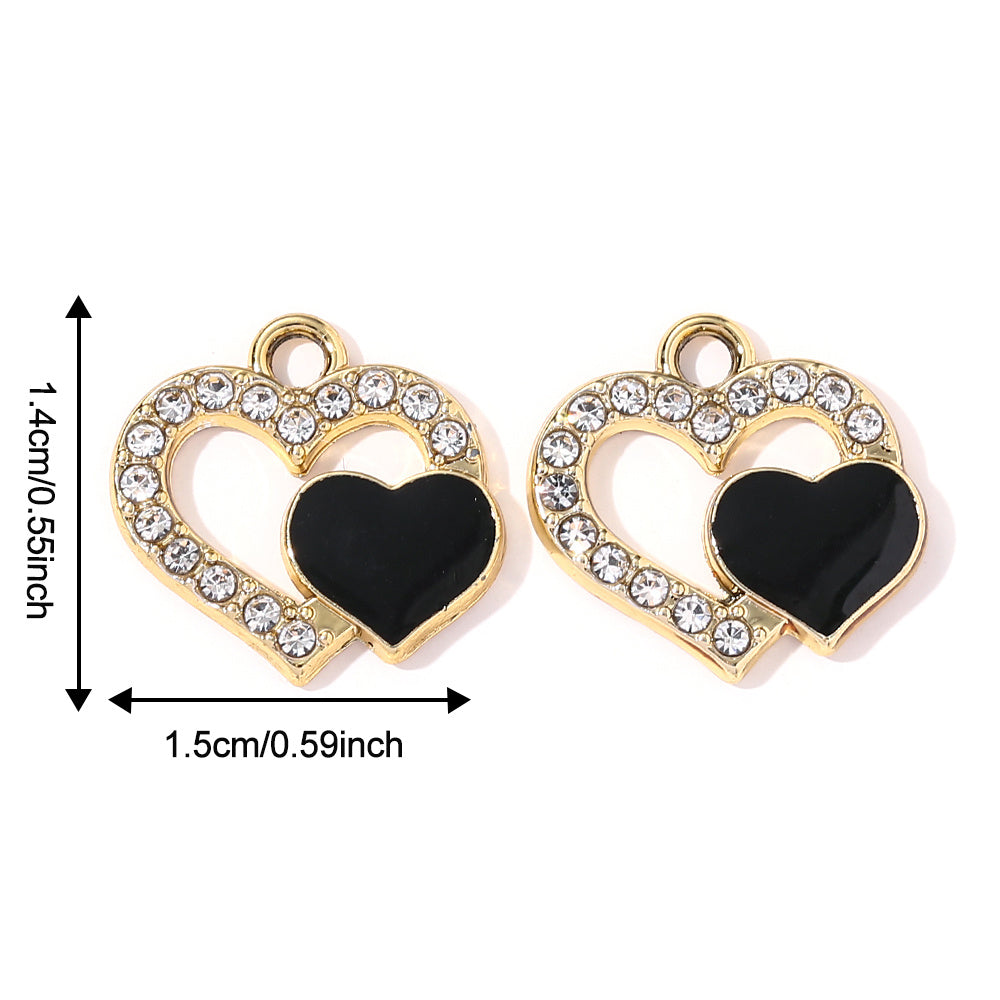Valentine’s Day Heart Alloy Pendants
