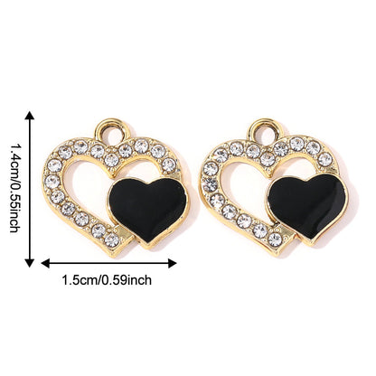 Valentine’s Day Heart Alloy Pendants