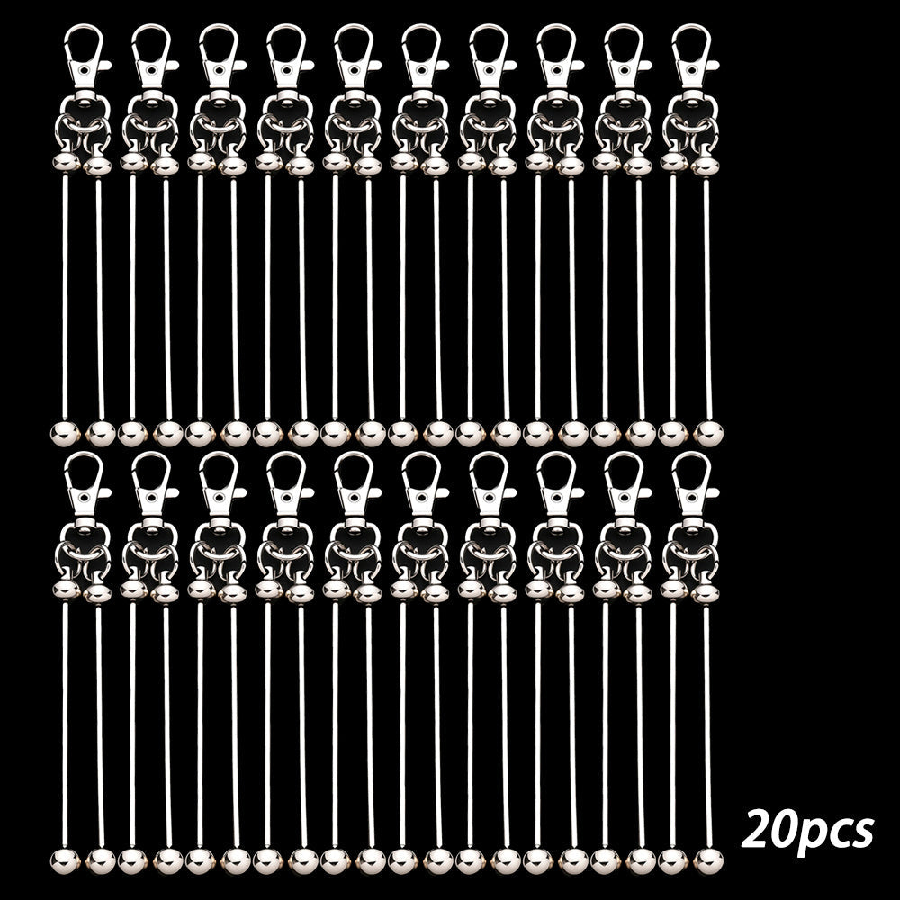 Double Blank Bar Beadable Keychain Set
