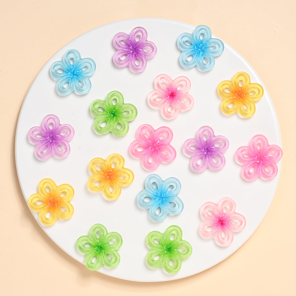Gradient Flower Beads