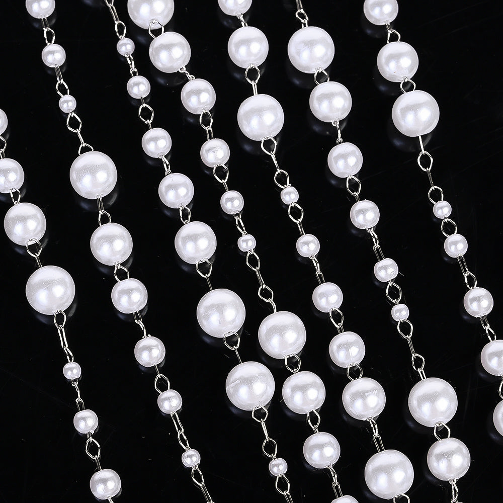 Imitation Pearl Strand Chain