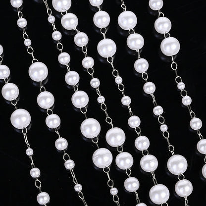 Imitation Pearl Strand Chain