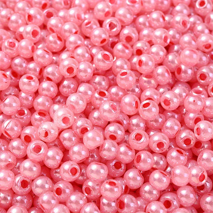 200PCS 4mm Cream Glass Rice Beads