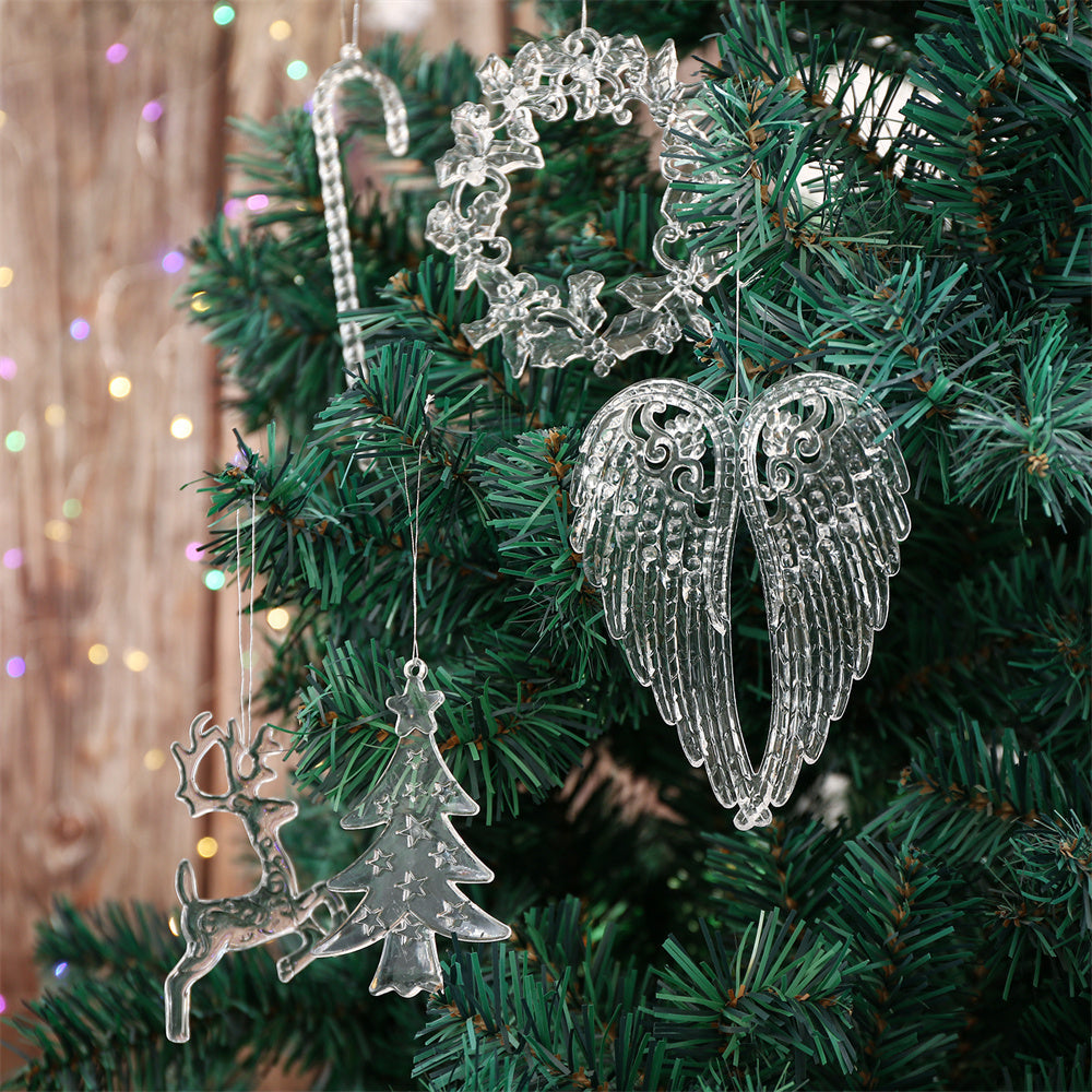 Clear Acrylic Christmas Decorative Accessories