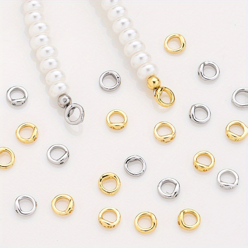 Copper Round Jewelry Clasp Connectors