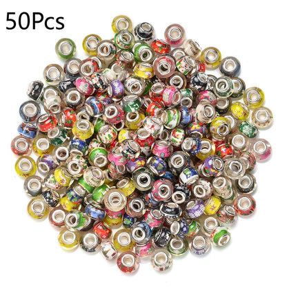 Christmas Lampwork Style Beads