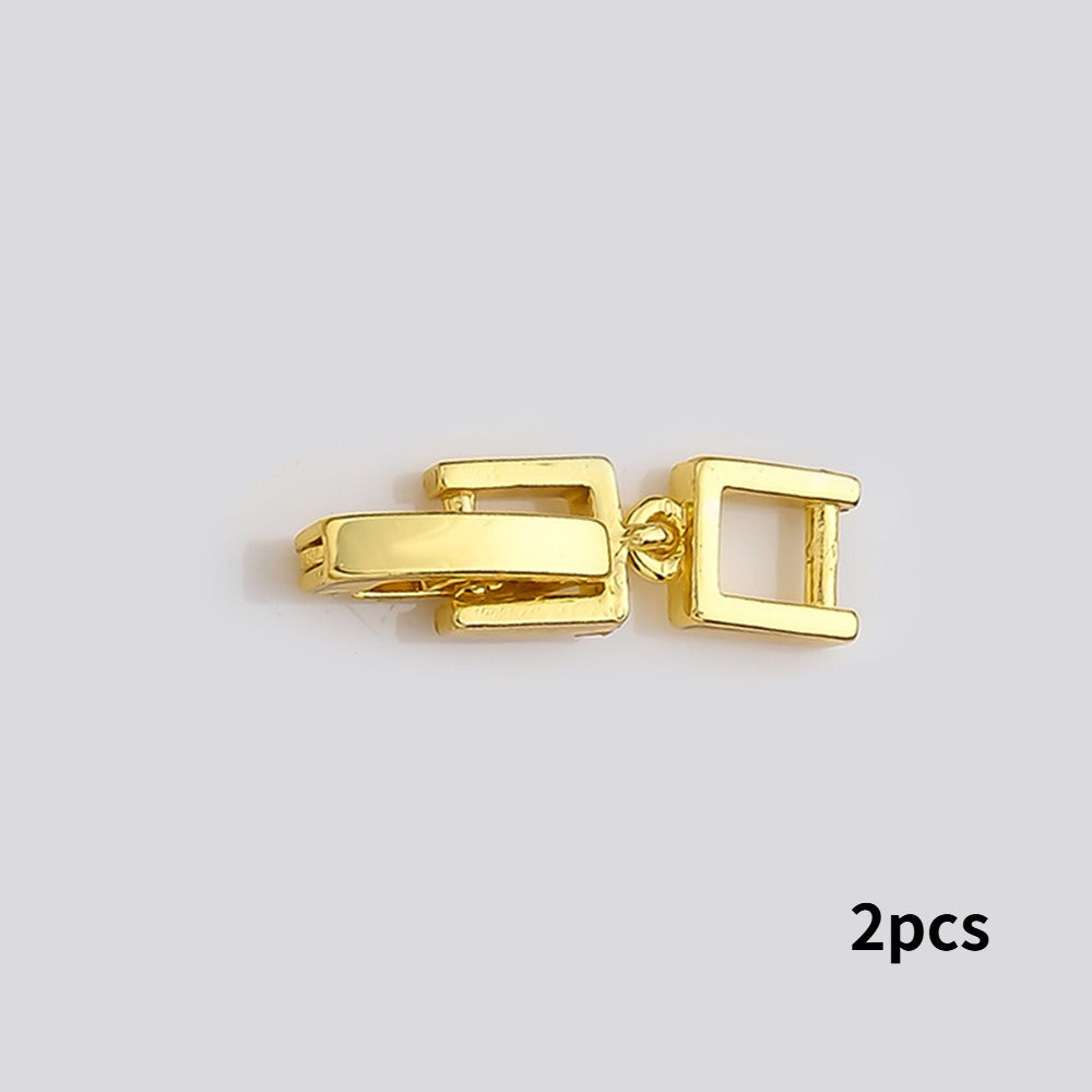 Square Double Clasp Connectors