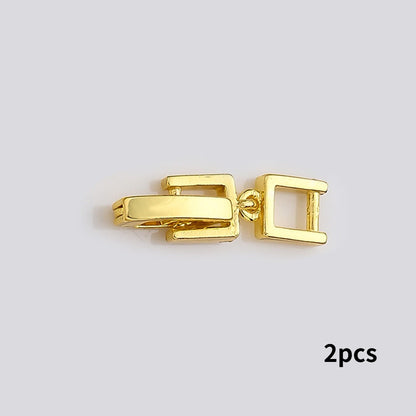 Square Double Clasp Connectors