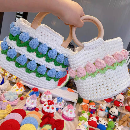 2 Rolls Multicolor Polyester T-Shirt Yarn
