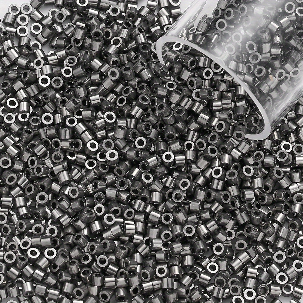1380pcs/set 2mm Metallic Glass Seed Beads
