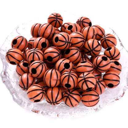 50pcs 39 Styles Mixed Sports Ball Beads
