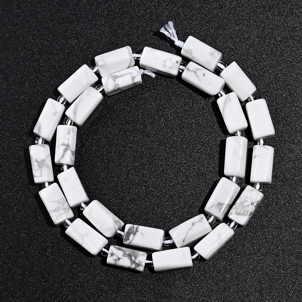 Cylindrical Natural Stone Beads