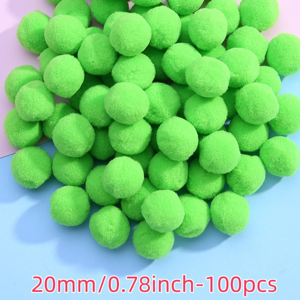 Rainbow Pom Pom Balls