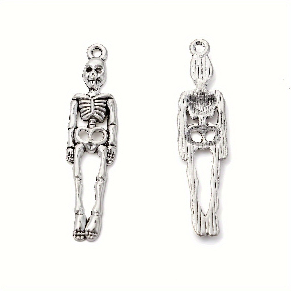 Ancient Silver Skull Alloy Pendants