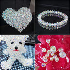 Sparkling Crystal Spacer Bead Set