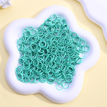 100-Piece 8 mm Alloy Double Open Jump Rings