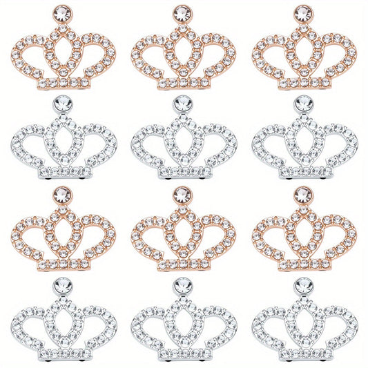 Rhinestone Crown Patches