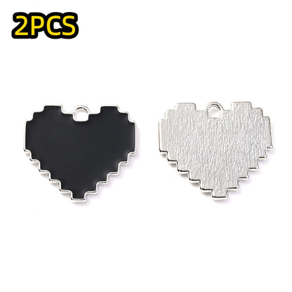 Heart Rhinestone Pendant Set