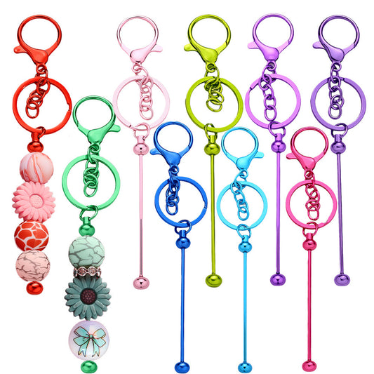 UV Metal Beadable Keychain Set