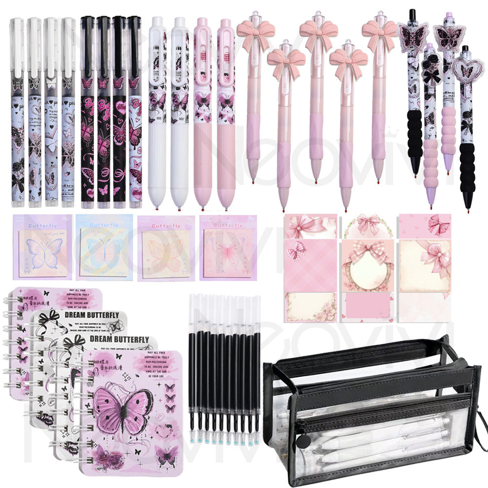 Butterfly Theme Writing Supplies Set