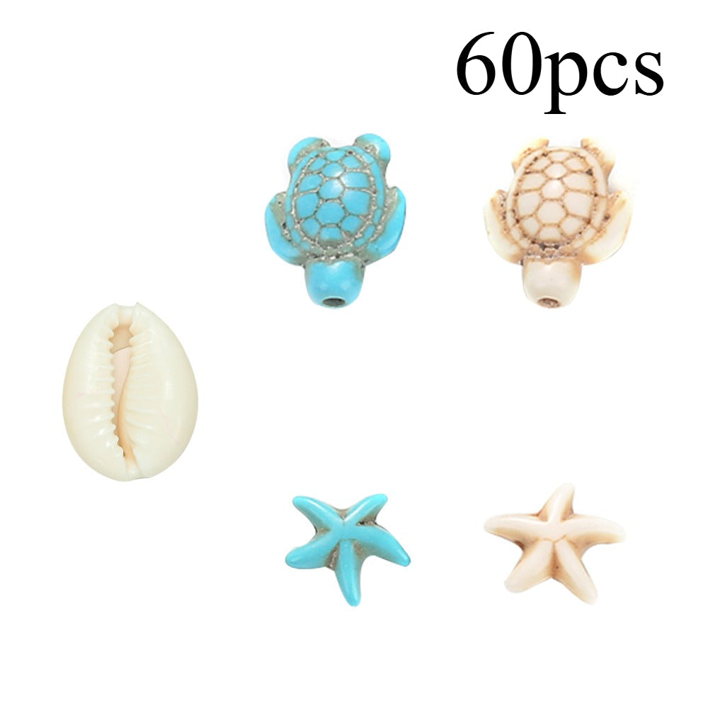 Sea Theme Turtle Starfish Beads