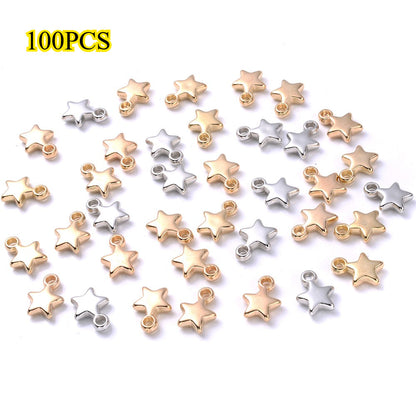 Star-Shaped CCB Plastic Pendants