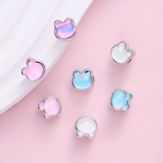 Colored Bear Plastic Spacer Beads