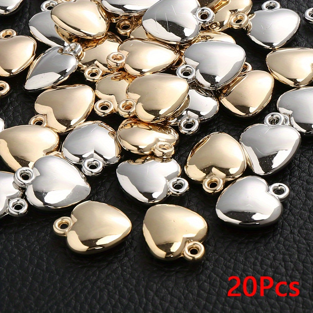20/30/50PCS CCB Heart Love Pendant Set