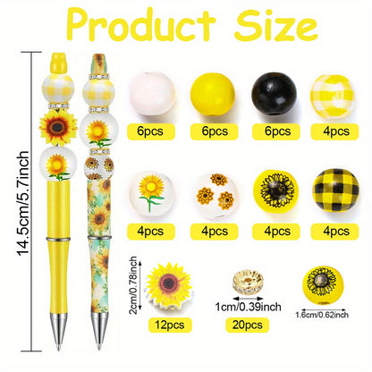 76pcs Beadable Pens Kit