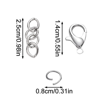 Gold and Silver Jewelry Findings Set