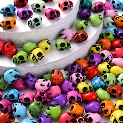 Skull Acrylic Beads