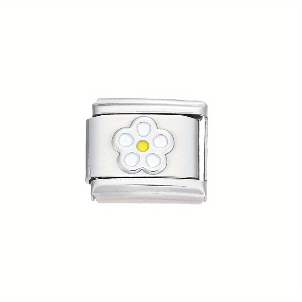 Flower Alloy Bracelet Module